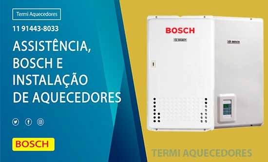 Manutenção e assistência de aquecedores bosch